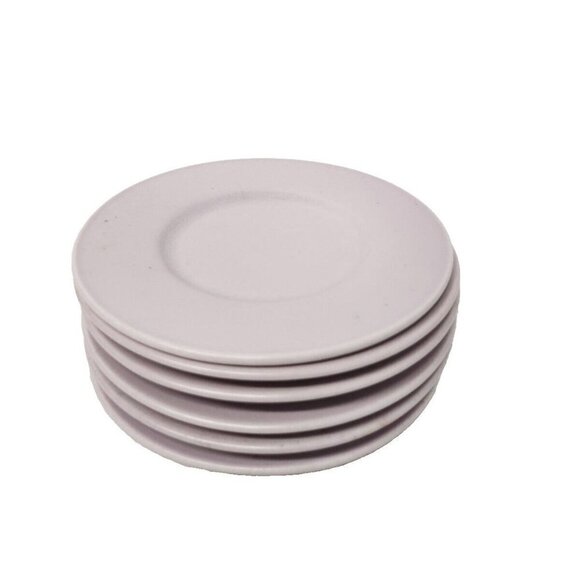 VTG Pfaltzgraff Cape May Collection Saucer Bread Plate Ceramic Lavender Set of 6 - Picture 1 of 7